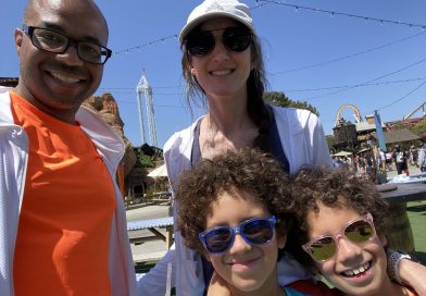 We went to Knott’s Berry Farm!